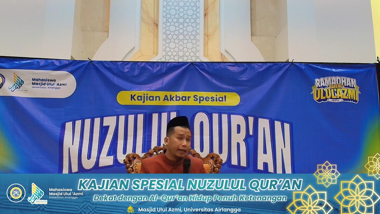Ustadz Maulana Miftahur Ridlo Al-Arief  “Dekat dengan Al-Qur’an, Hidup Penuh Ketenangan”