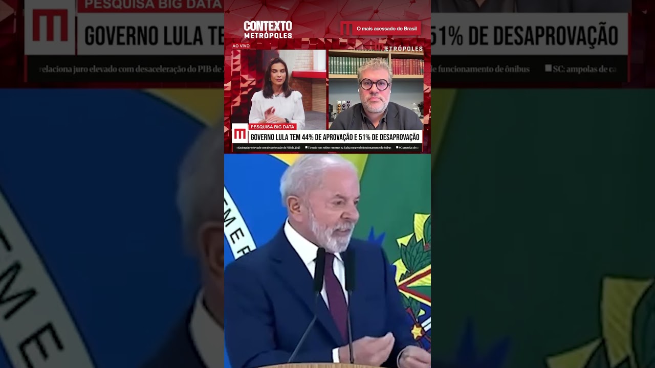 Big Data pesquisa revela 44% de aprova&ccedil;&atilde;o e 51% de desaprova&ccedil;&atilde;o do governo Lula