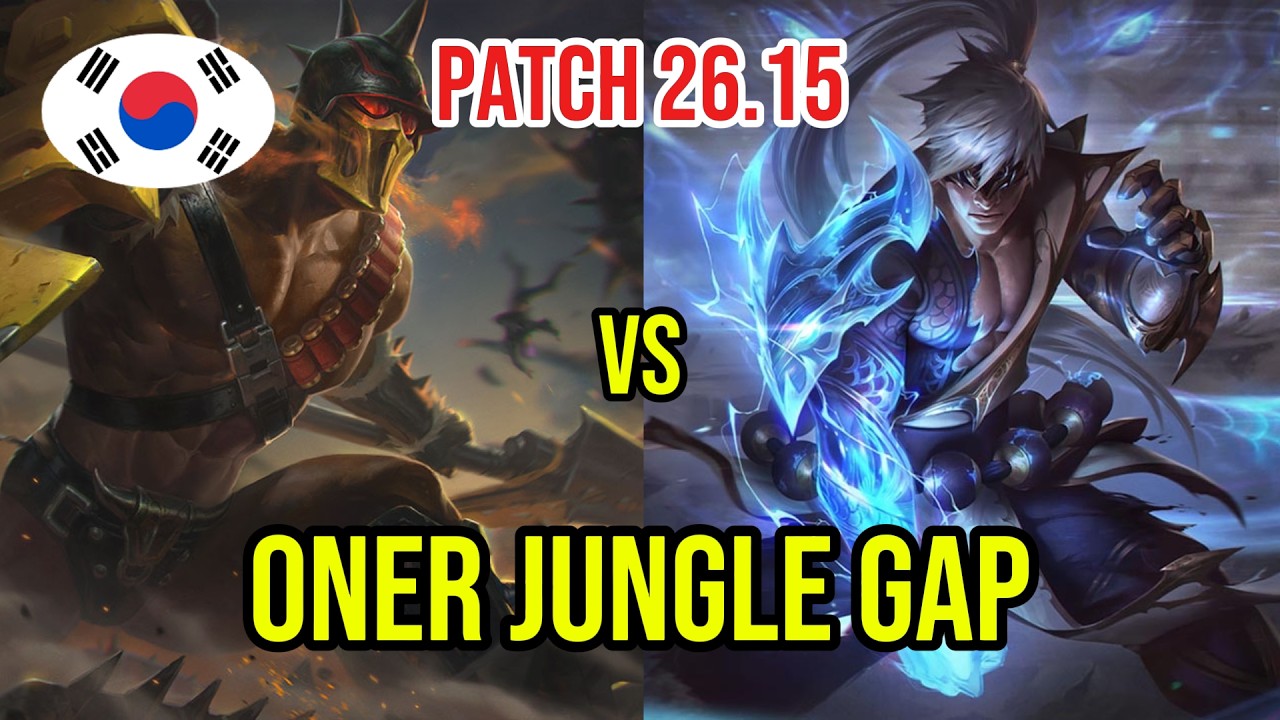 2290 LP Pantheon Jungle vs Lee Sin | T1 Oner | KR Server | Patch 26.15