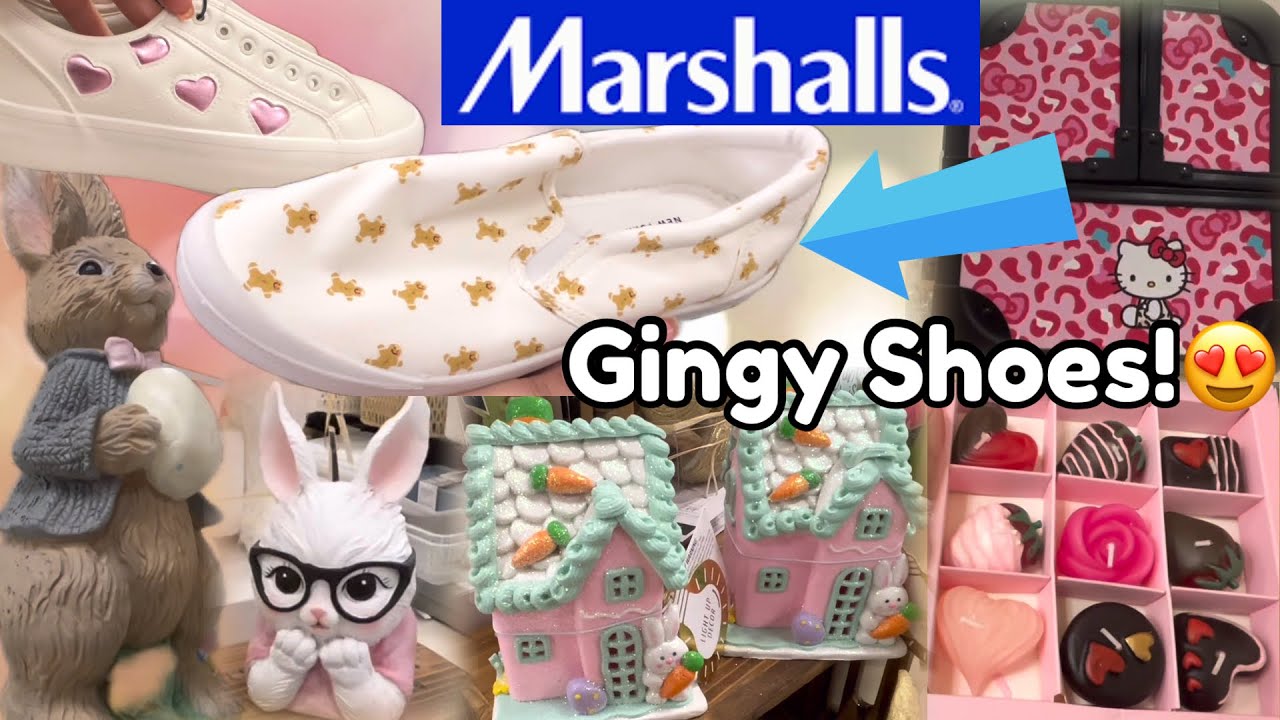 MARSHALL’S SHOP WITH ME! Can you believe I Found GINGERBREAD SHOES!😍+More New Easter 🐣