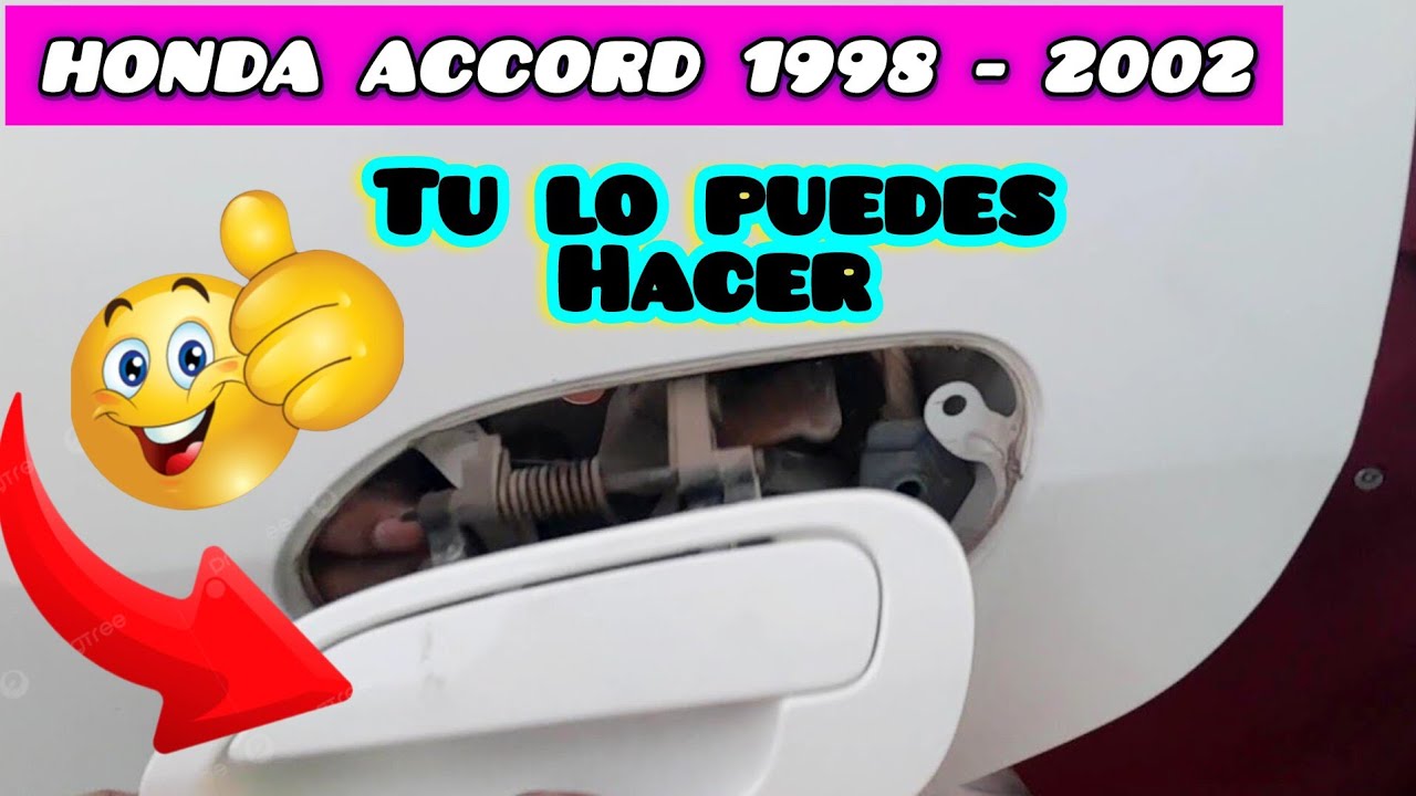 COMO CAMBIAR MANIJA EXTERIOR TRASERA DE HONDA ACCORD 1998 - 2002