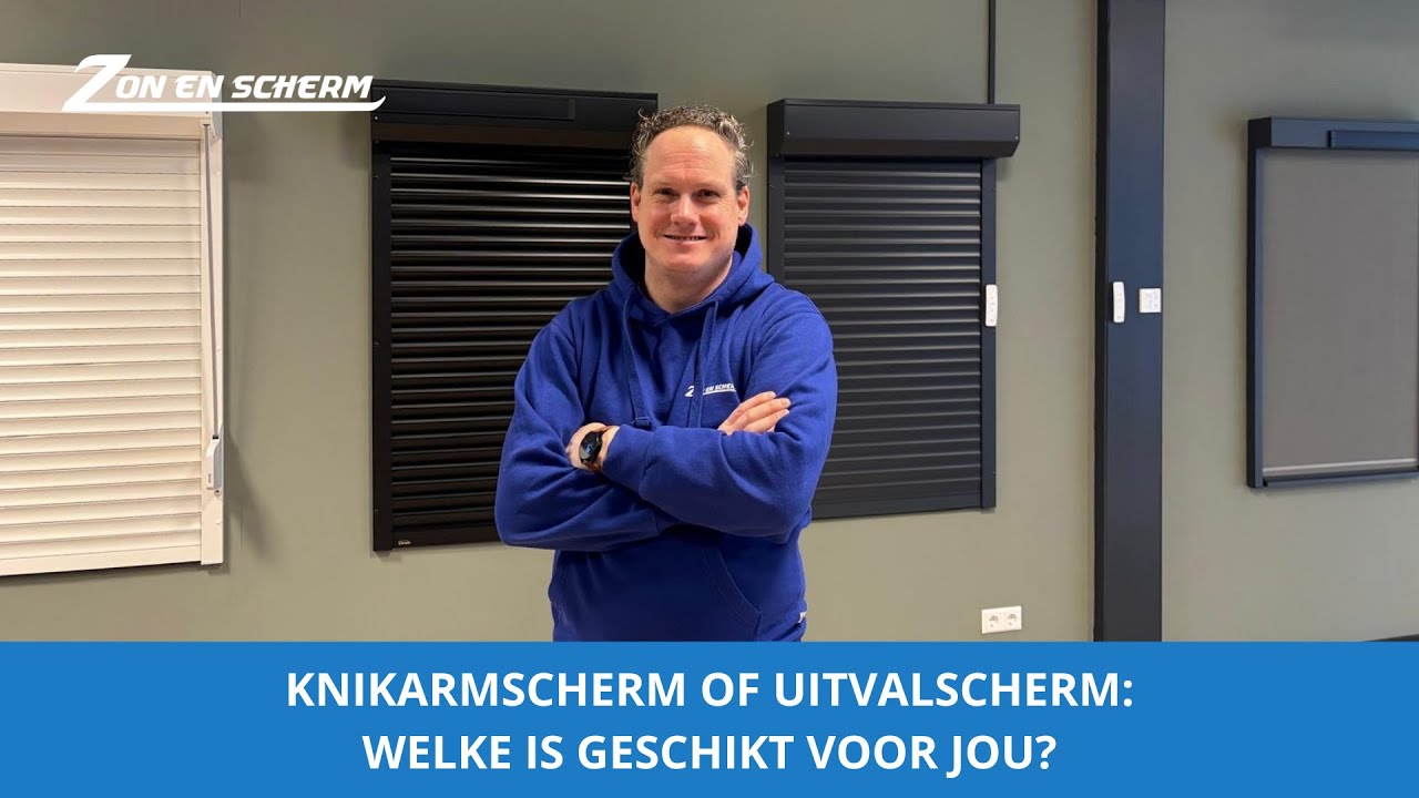 Knikarmscherm of uitvalscherm: welke is geschikt voor jou?