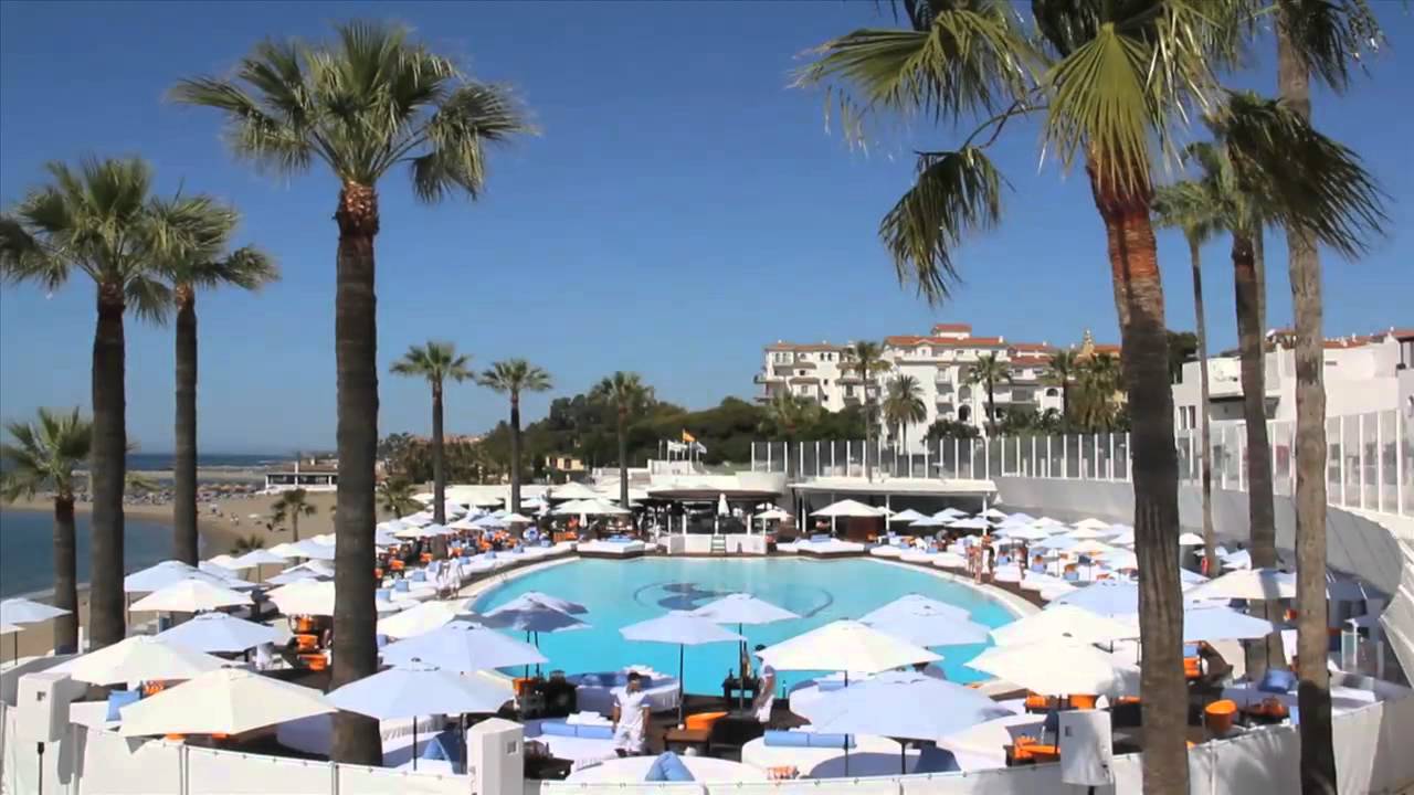 Champagne Spray @ Ocean Club Marbella