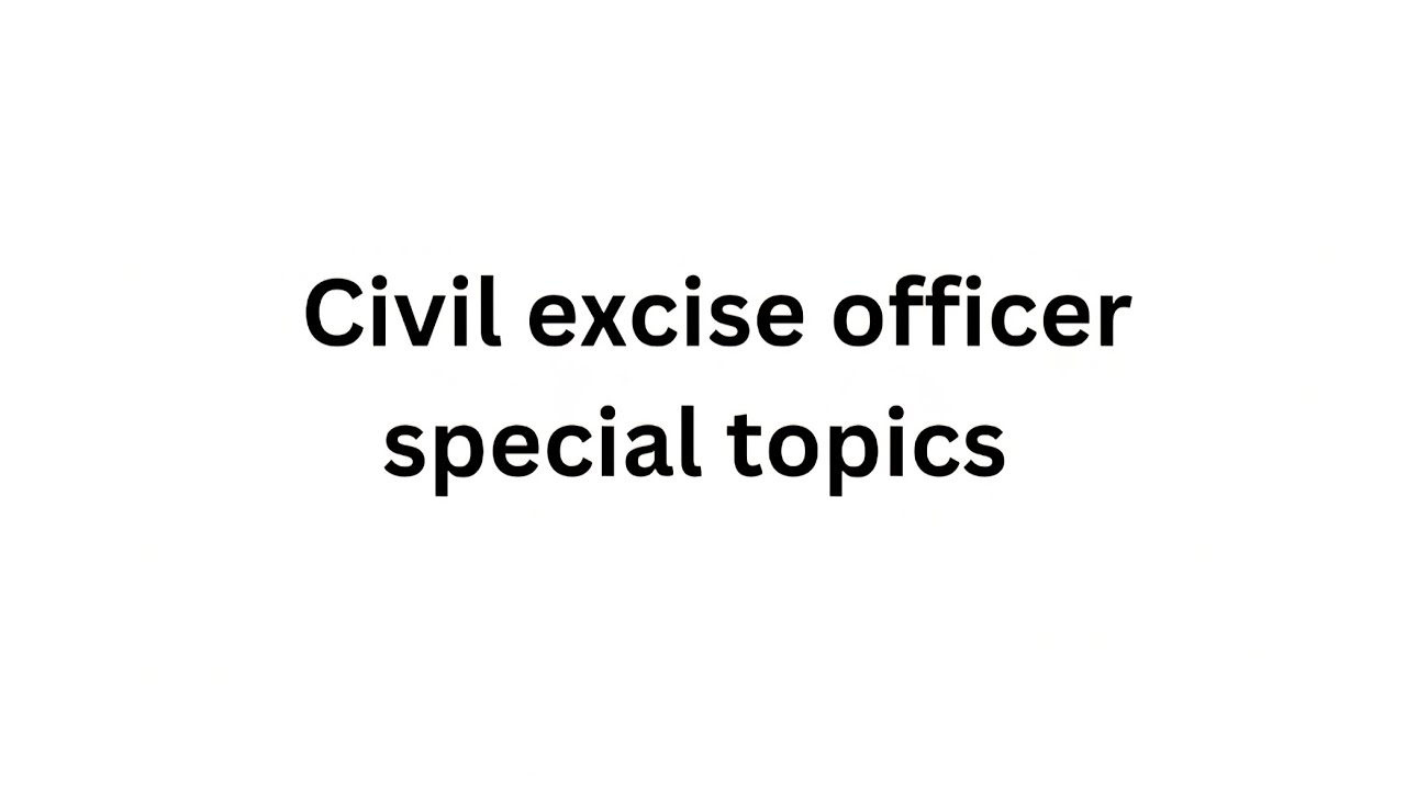 Excise officer special topics| എക്സൈസ് ഓഫീസർ സ്പെഷ്യൽ topics| psc| learn@To success 