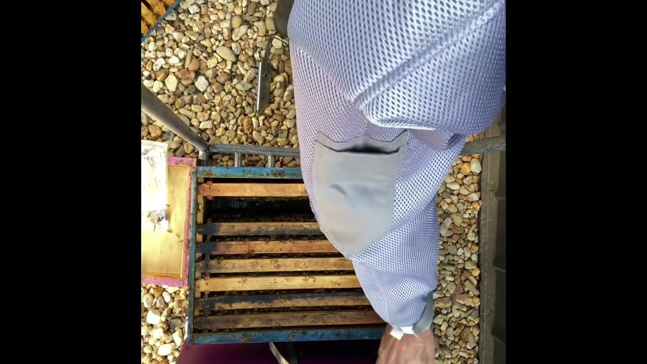 How to prevent cross comb rolling the queen or damaging honeycomb.