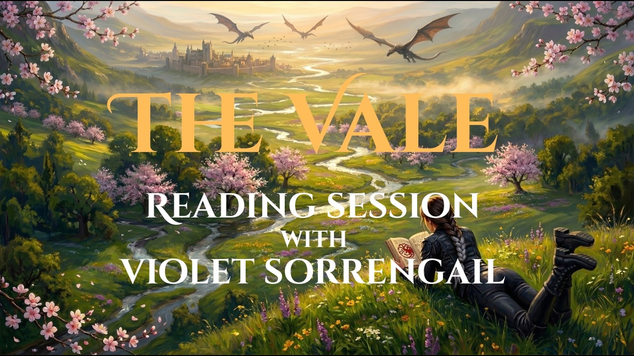 Reading Session with Violet Sorrengail in The Vale 🌸🐉 | Spring Ambience Music | Fourth Wing