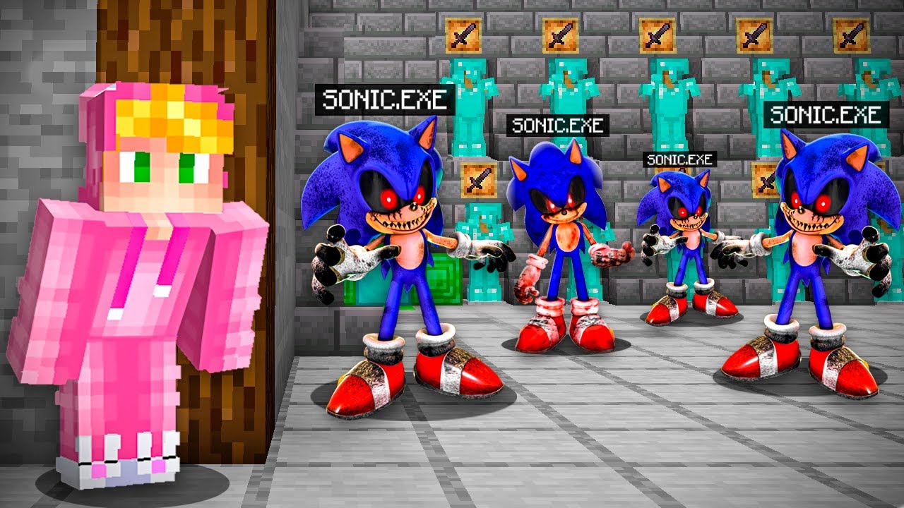 Me INFILTRÉ en la BASE de SONIC.EXE en Minecraft