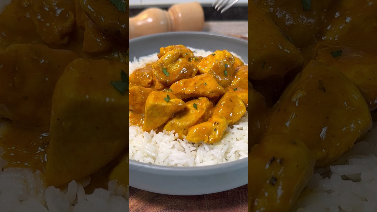 Tienes que probar este pollo al curry&hellip; 🍗🍛 &iexcl;Sencillo y delicioso! #receta #youtubeshorts