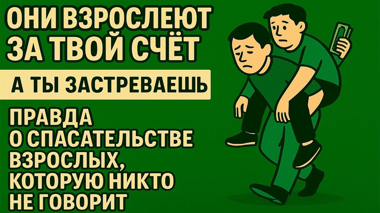 Почему нельзя спасать взрослых людей за свой счёт | ФИНАНСОВАЯ СВОБОДА