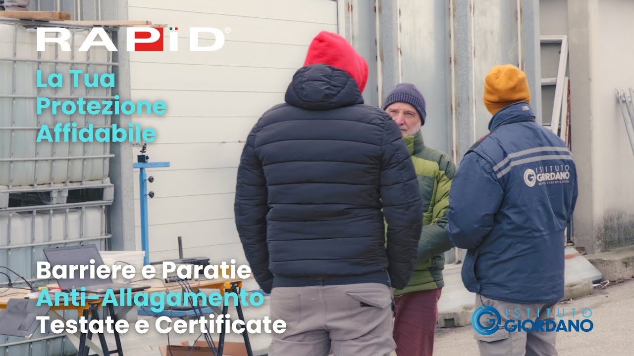 RAPID Barriere e Paratie Antiallagamento Testate per Protezione da Alluvione ed Inondazione