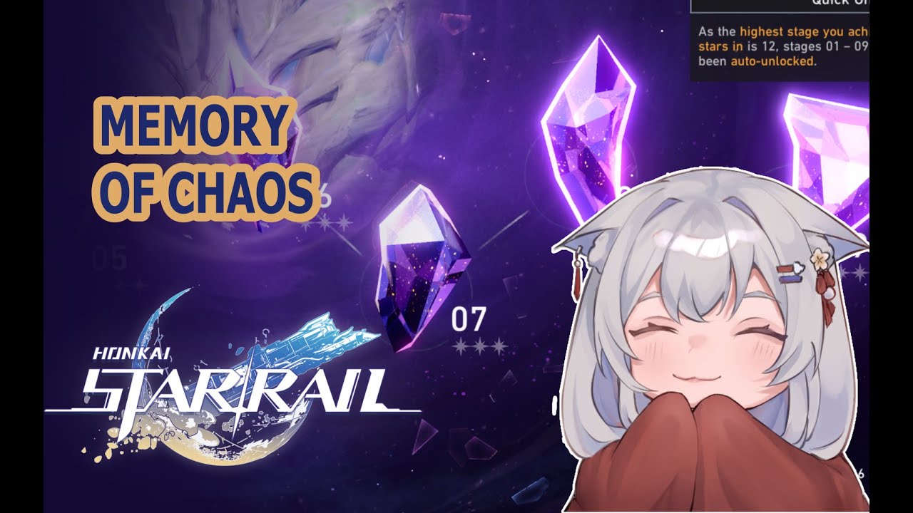 🔴 【 Honkai Star Rail 】Lets go Memory of Chaos!!
