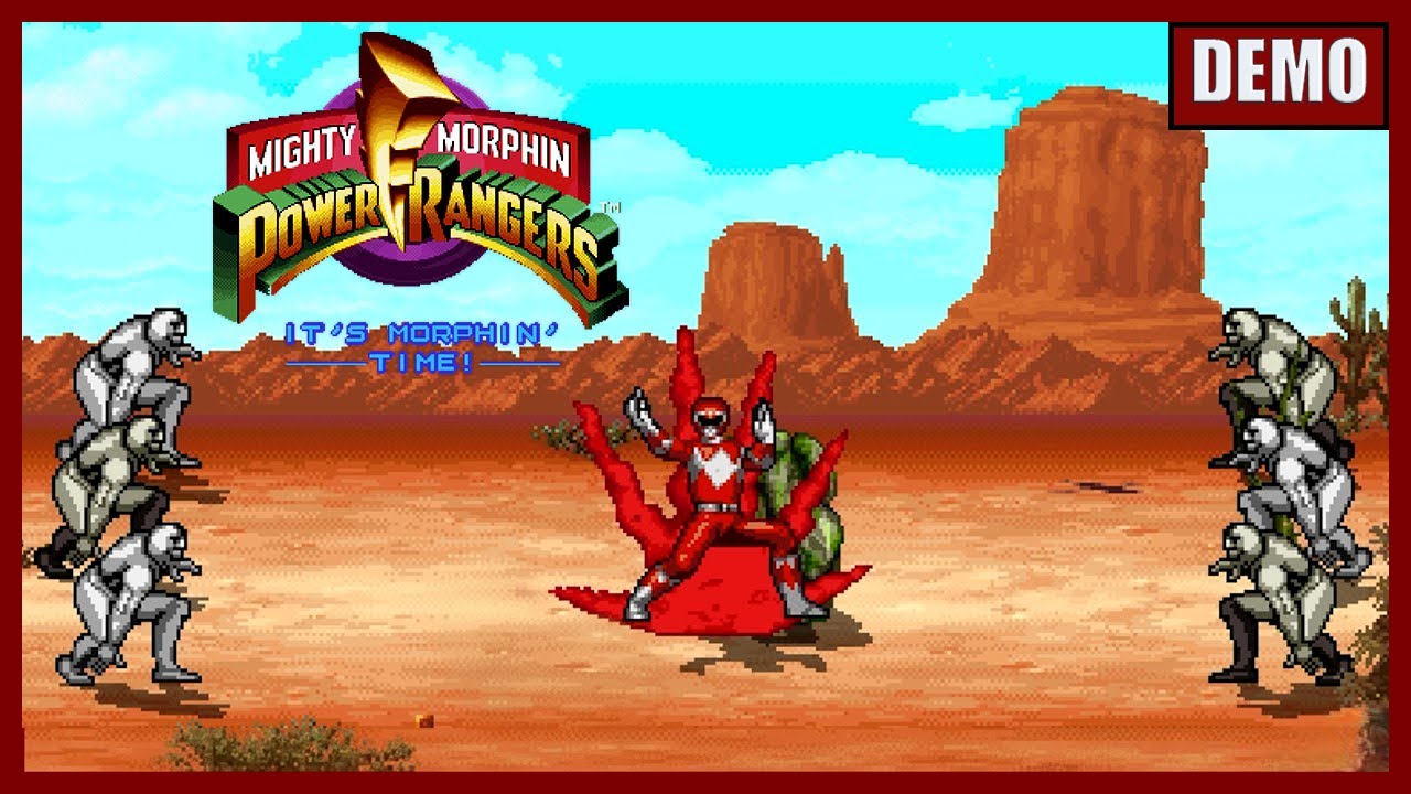 Power Rangers It's Morphing Time - DEMO Gameplay (OpenBOR)