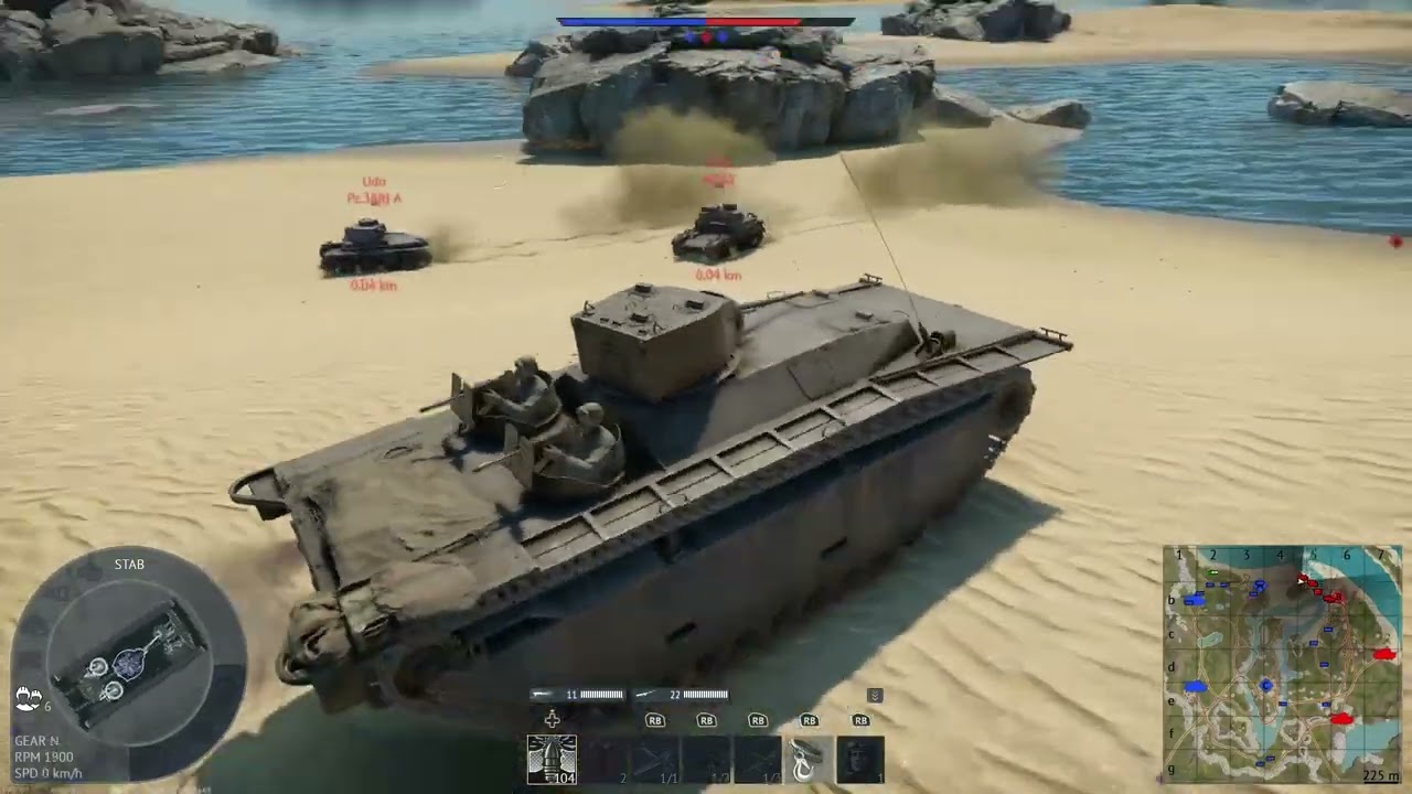 War thunder Tanks just keep on killing them lol