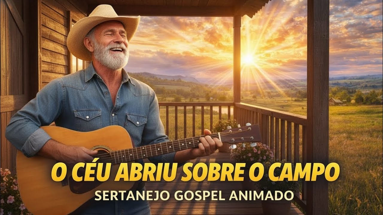 O CÉU ABRIU SOBRE O CAMPO 🙌 | Sertanejo Gospel Animado Que Libera Milagres | VOZES DO CAMPO GOSPEL 