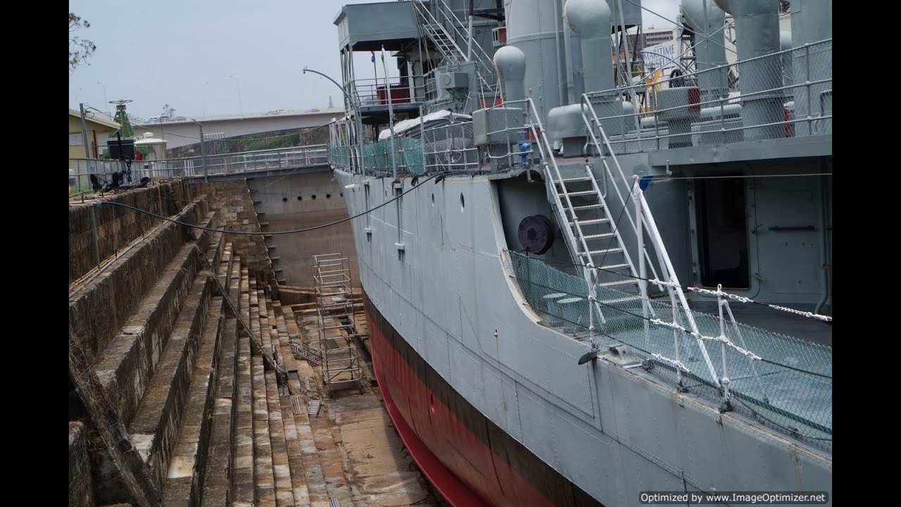 HMAS  Diamantina - The world's Last River Class Frigate