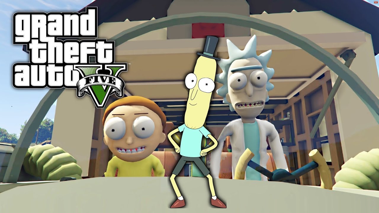 GTA 5 MOD - Mr. Poopybutthole (Rick and Morty)