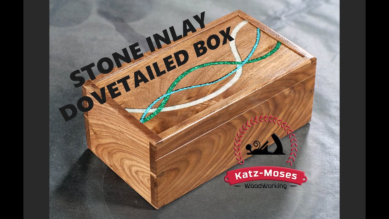 Stone Inlay Dovetailed Memory Box Build Video
