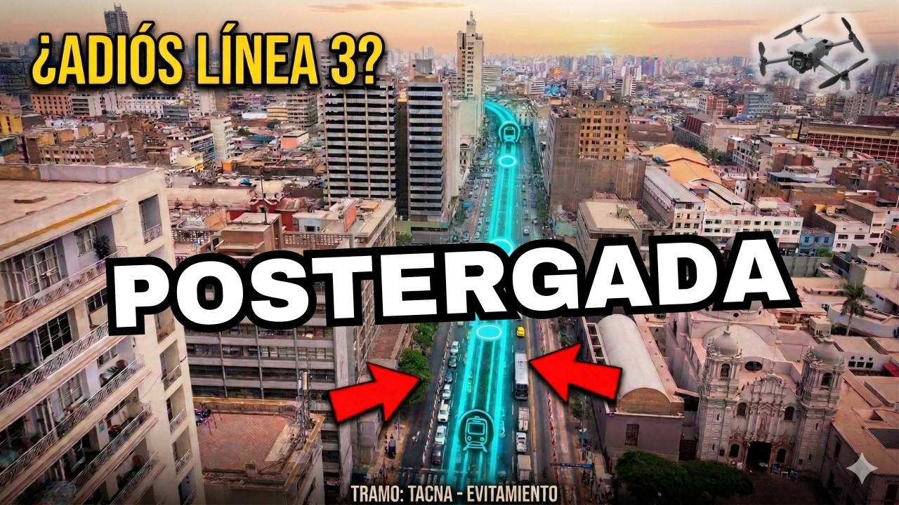 El metro que LIMA perdió hasta 2031 | Línea 3 fue EXCLUIDA del PLAN NACIONAL de INFRAESTRUCTURA