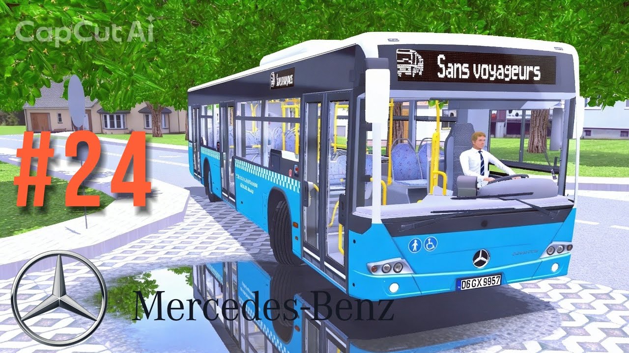 PBSC Mercedes-Benz conecto ligne 191 Map Podmiejska