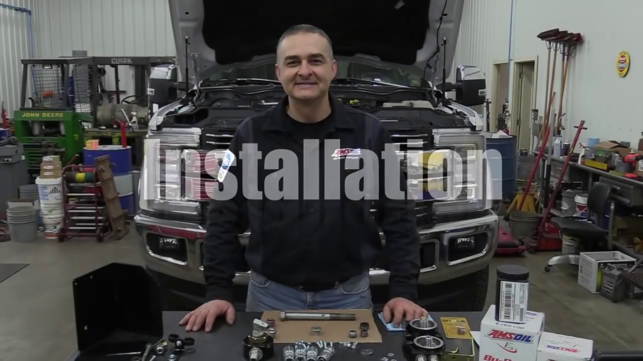 Установка перепускного фильтра для Ford F 250 Powerstroke Amsoil BMK28 2017–2024 гг.