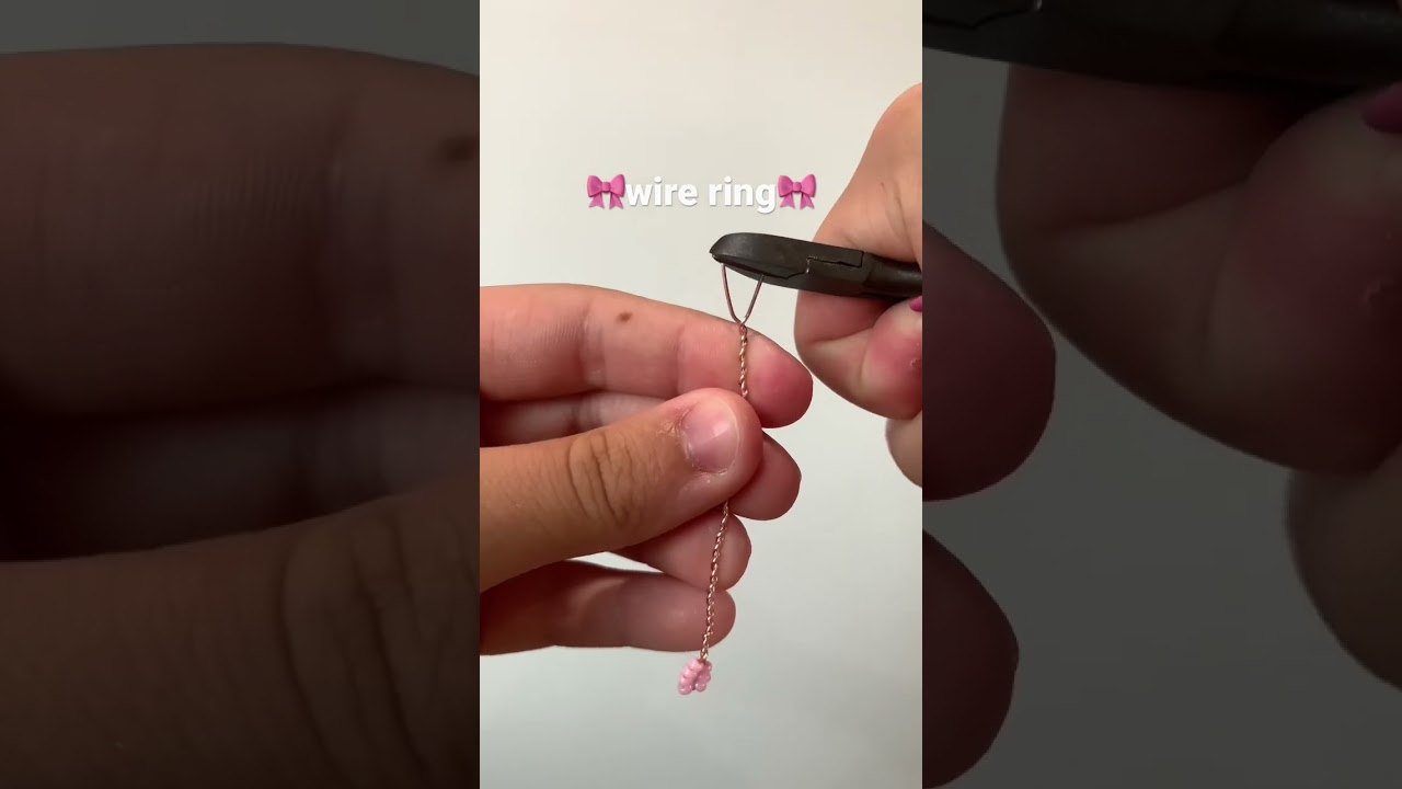 wire ring tutorial #diy #tutorial #beaded