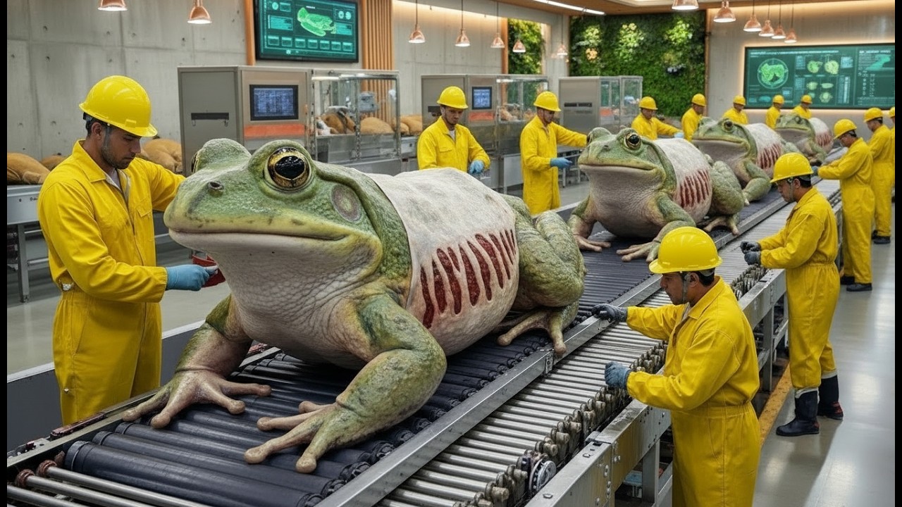 Inside the Frog-Leather Factory: How Exotic Frog Skin Becomes Luxury Items | Full Process