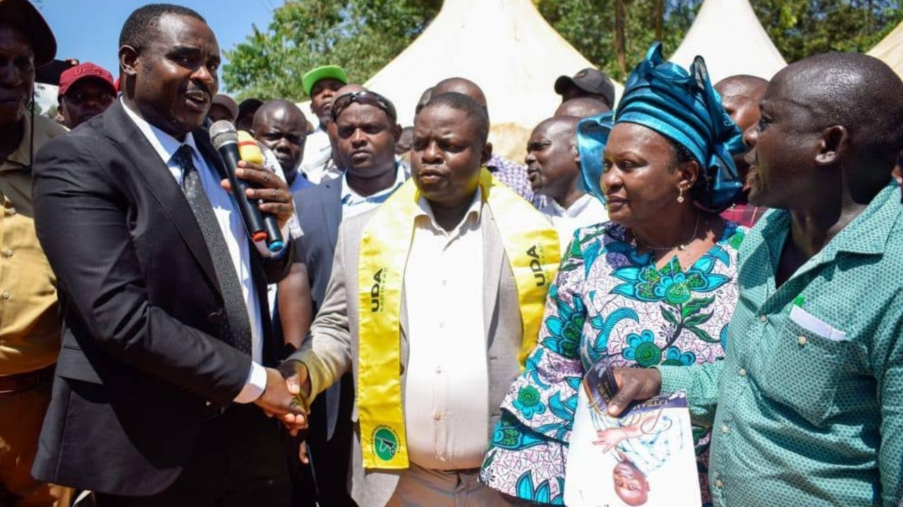 Cleo Malala speaks in Kakamega amid alleged fallout between him & Gachagua.