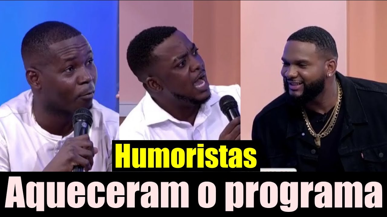 Humoristas; Avo rocha e agente Formiga Aquecem o programa