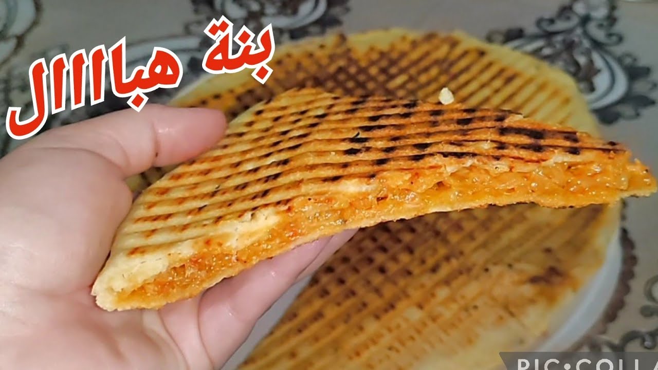 كسرة محشية بحشو بزاف بنين 😋 اقتصادي بدون لحم او دجاج جربيها راح تولي عندك ادمان🥰😋