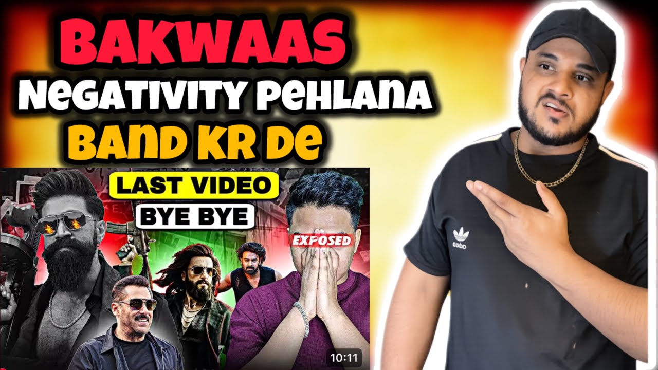 My Angry Reply to Suraj Kumar | Negativity PR Bnd Kr | Open Letter on Threats by Yash & Prabhas Fans