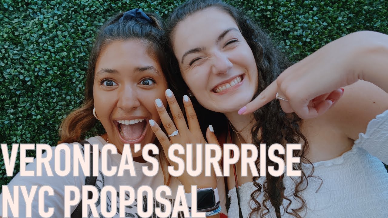 vlogging Veronica's surprise NYC proposal//