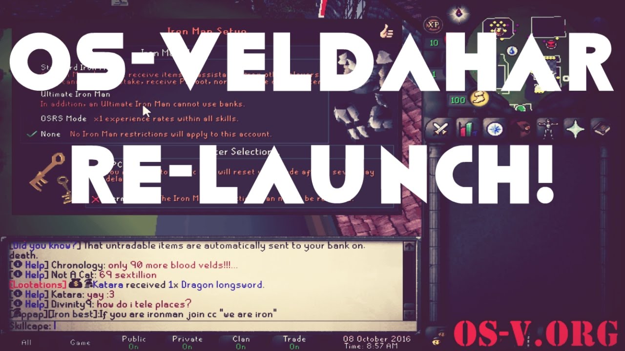 [OS-V RSPS] Server Re-Launch & Youtube Video Contest!