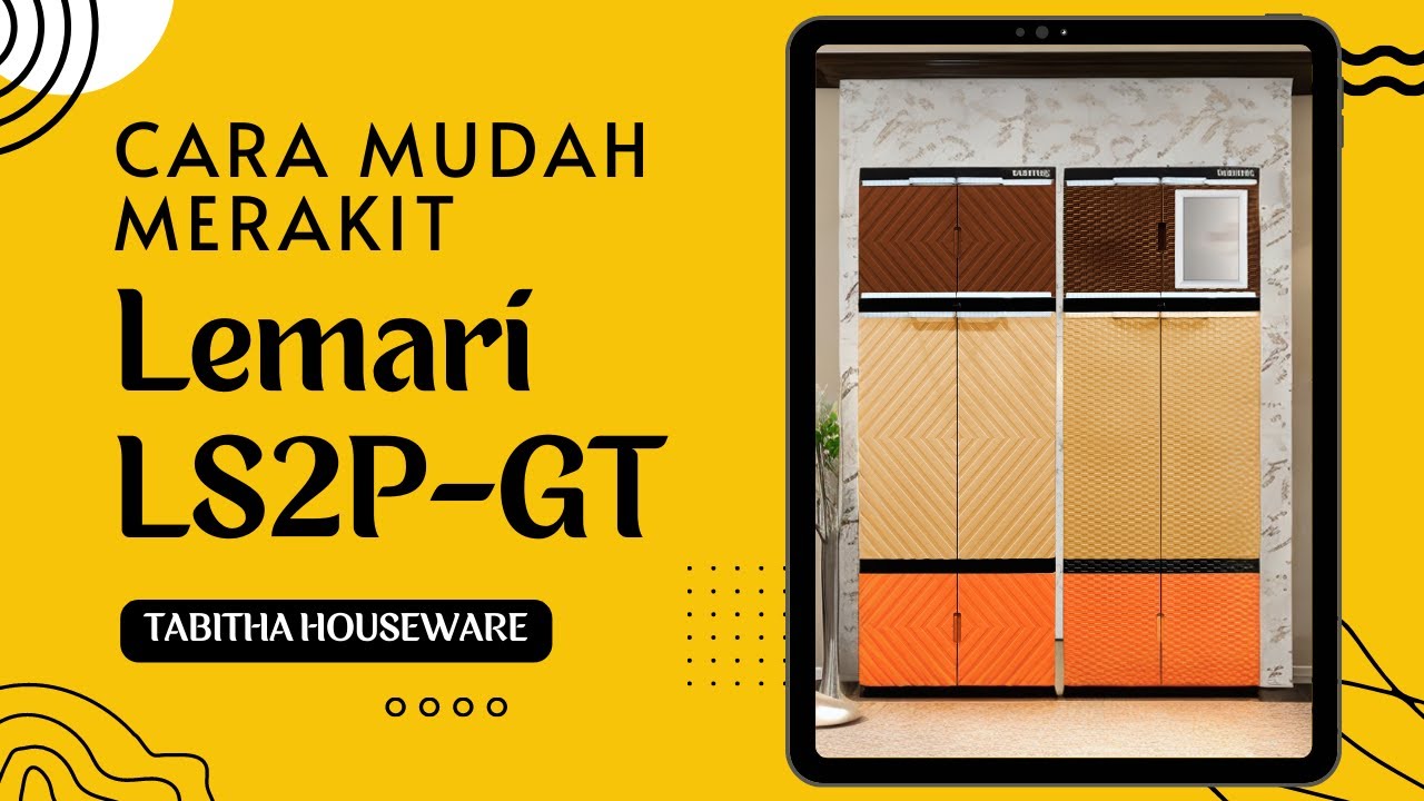 ANAK KOS WAJIB PUNYA! Cara Perakitan Lemari Pakaian Gantung LS2P-GT by Tabitha Houseware