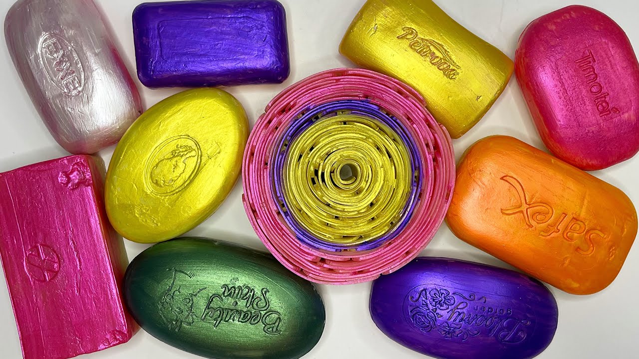 2X Asmr Soap Cutting / Soap roses / Painted soap / Relaxing Sounds / Asmr No Talking / Dry soap