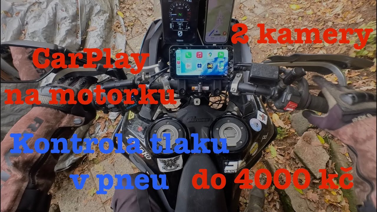 carplay/androidauto/ na motorku 2  hlídací kamery a kontrola tlaku v pneu GPS záznam a do 4000?😱