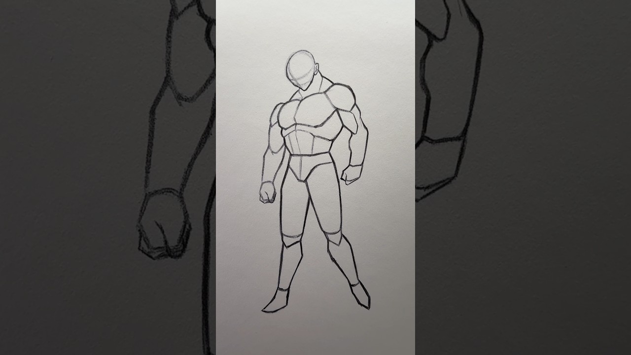 How to Draw Son Goku Ultra Instinct Pose ⭐️Tutorial⭐️ #dragonball #dbz #songoku #goku #tutorial #art