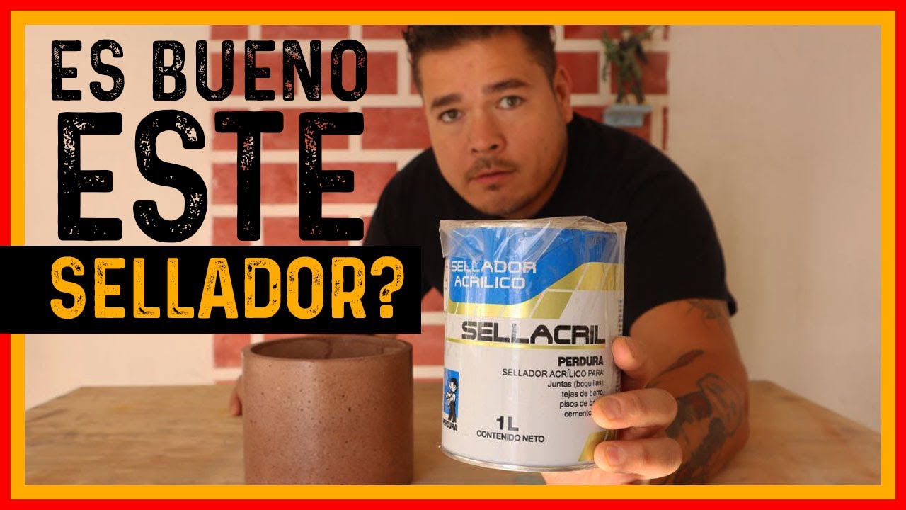 Como sellar macetas de yeso, cemento y terrazo con este sellador acrilico para concreto / sellacril