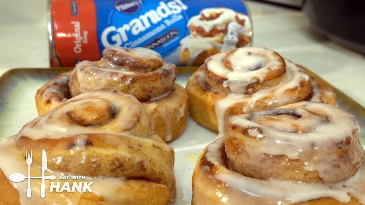 Простые 10-минутные булочки с корицей Pillsbury, приготовленные во фритюрнице