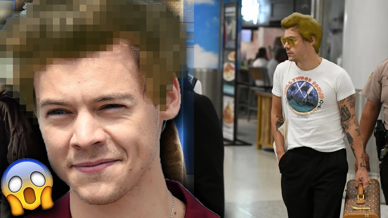 Harry Styles UNVEILS New Blonde Hairdo!! | Hollywire