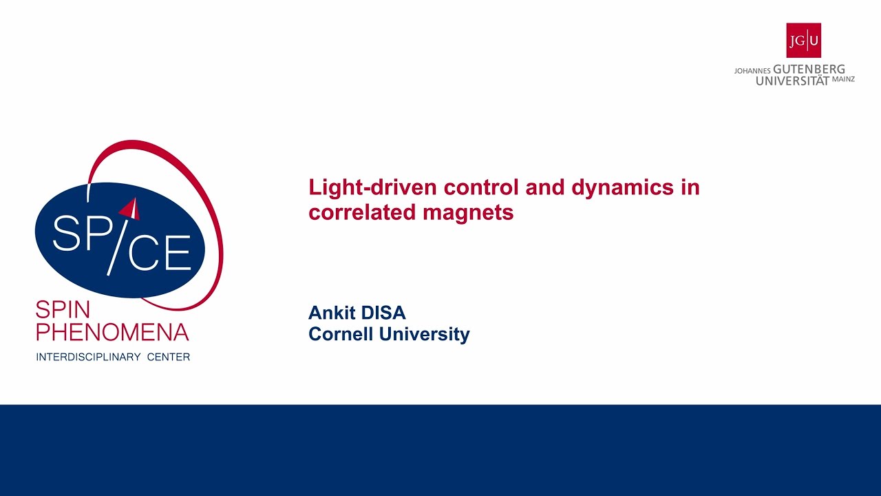 Talks - Non-equilibrium Quantum Materials Design 2023 - Ankit DISA, Cornell University