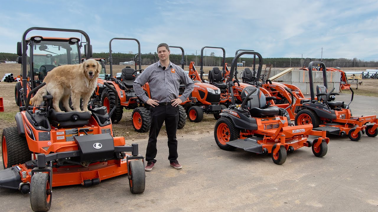 Как запустить и использовать Kubota Zero Turn!