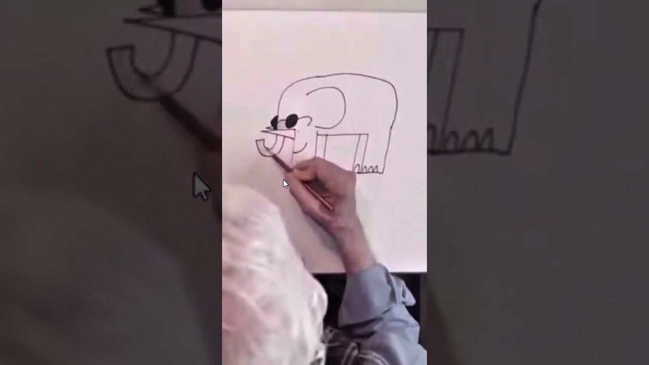 Ziraldo (The Nutty Boy, Flicts) Draws a Elephant with Glasses! #comics #gibi #quadrinhos #manga