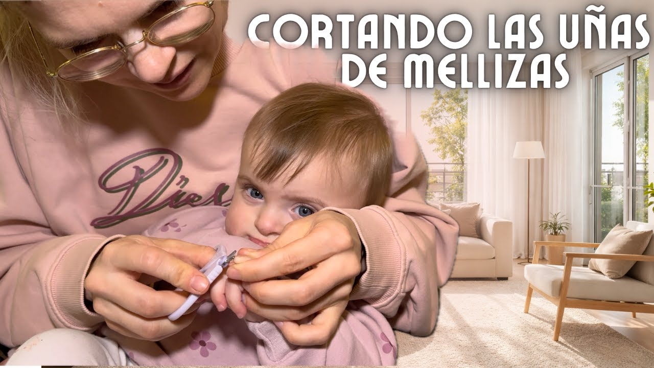 Asi se CORTAN las uñas a dos BEBES mellizas