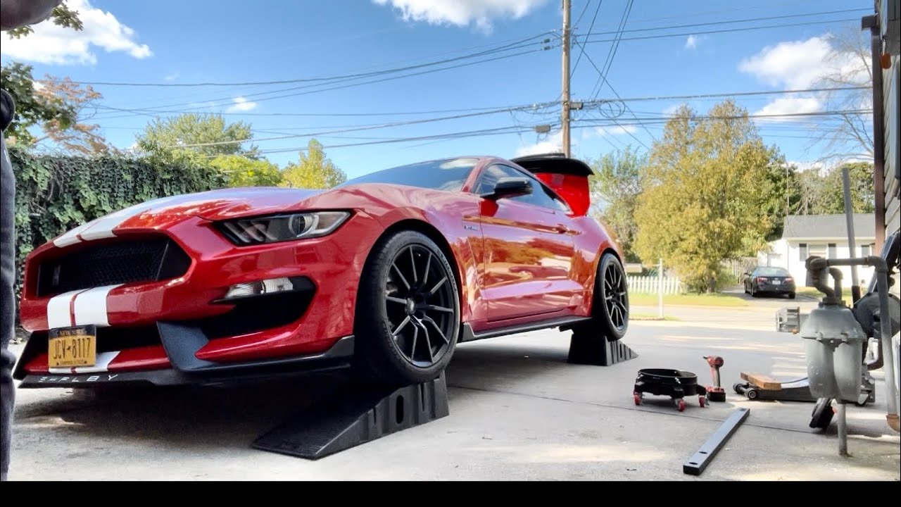 INSTALLING STEEDA JACKING RAILS IT WORKS WITH STEEDA IRS SUBFRAME BRACE SHELBY GT350