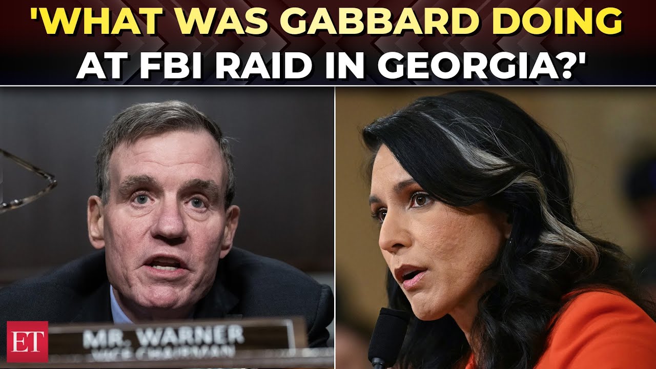 ‘Tell us, why?’: Tulsi Gabbard under fire over her presence at FBI raid of Georgia election office