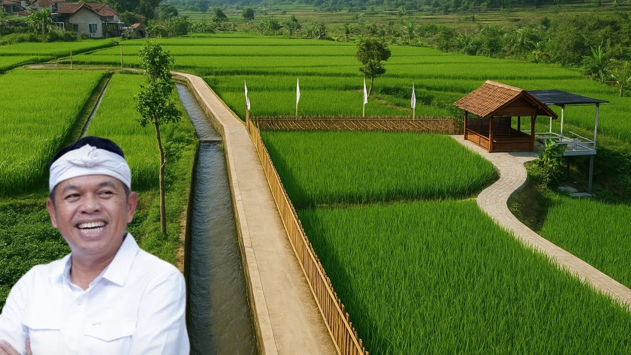 Bikin Heboh‼️Warga Sumedang Ciptakan Sawah Indah Yang Viral Di Sosial Media