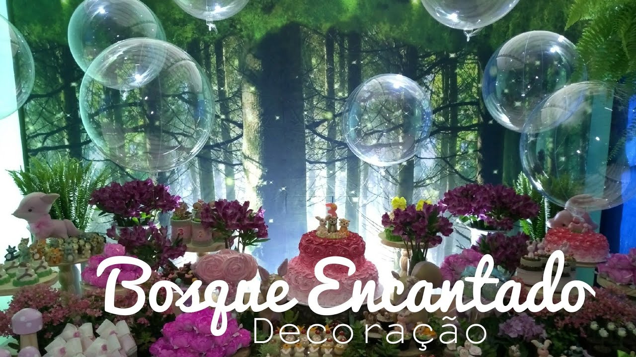 Decoração de Festa Bosque Encantado l #Bosque #Bosqueencantado #Floresta