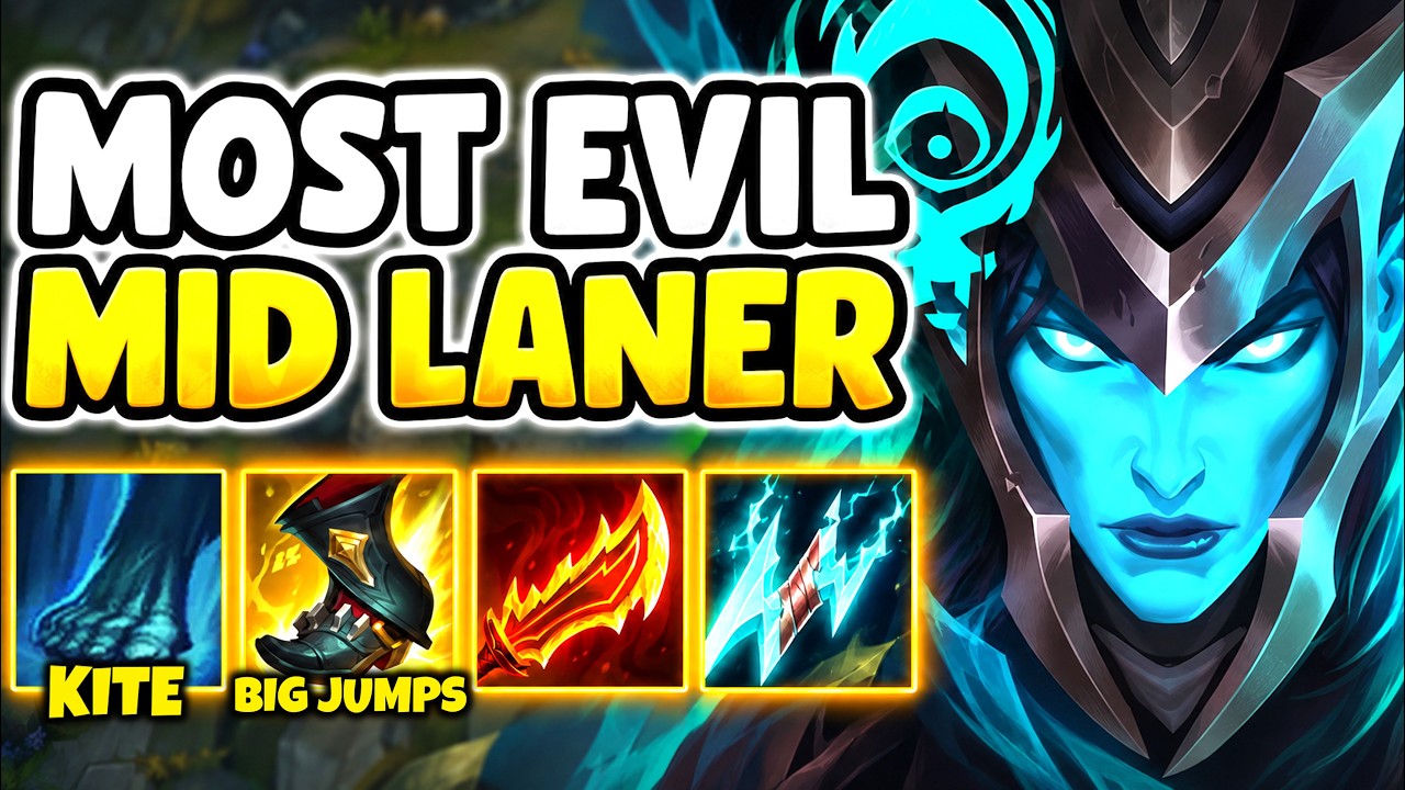 I played the most evil mid laner in League of Legends... (THIS IS SO BROKEN)
