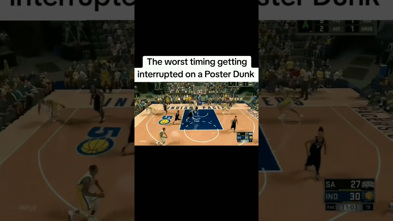 A Highlight Poster Dunk being Ruined 