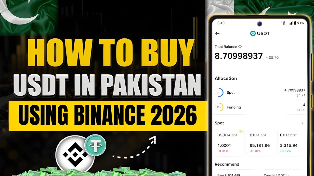 How To Buy USDT in Pakistan Using Binance 2026